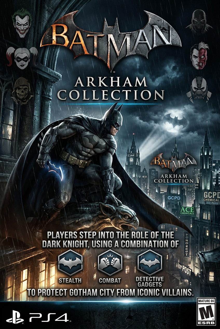 Batman: Arkham Collection cover art
