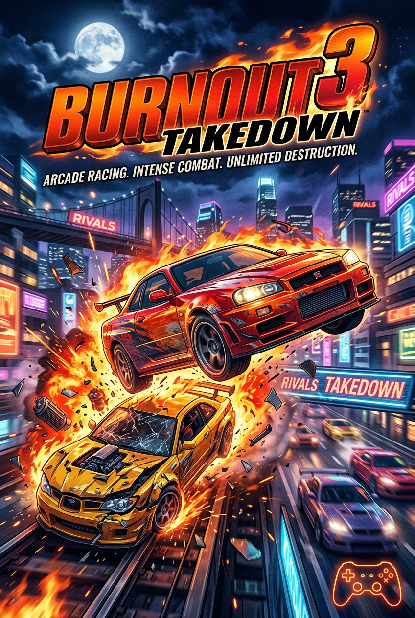 Burnout 3: Takedown cover art