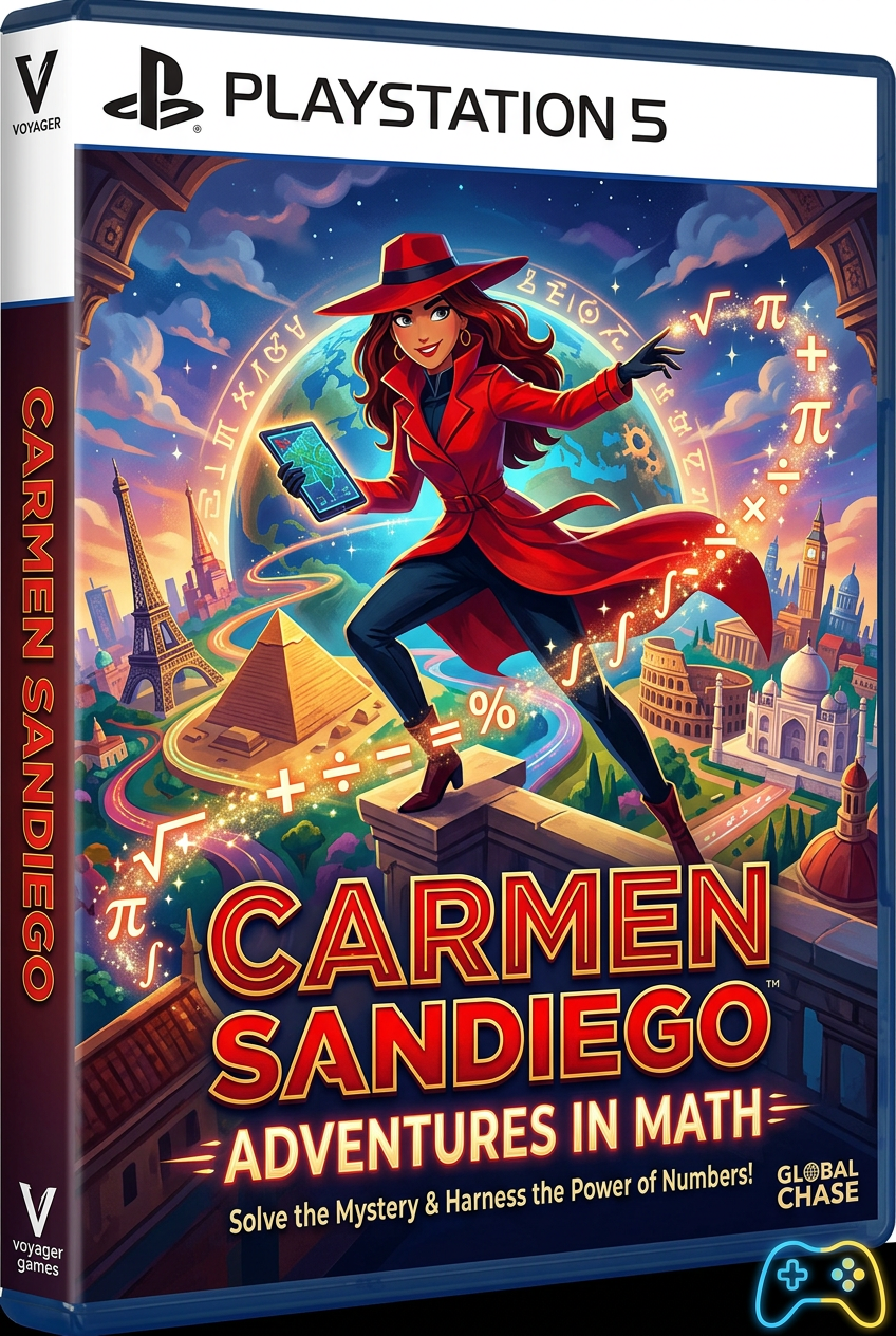 Carmen Sandiego: Adventures in Math cover art