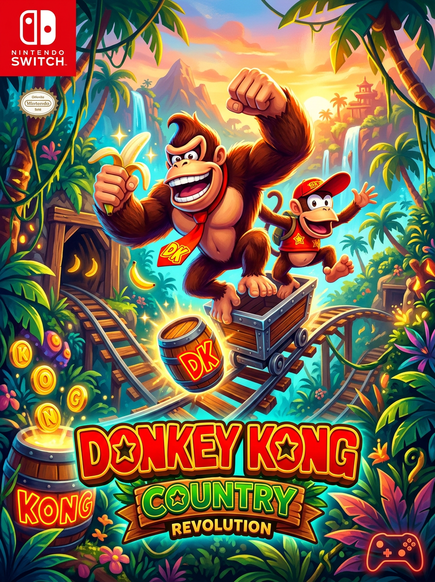 Donkey Kong Country cover art
