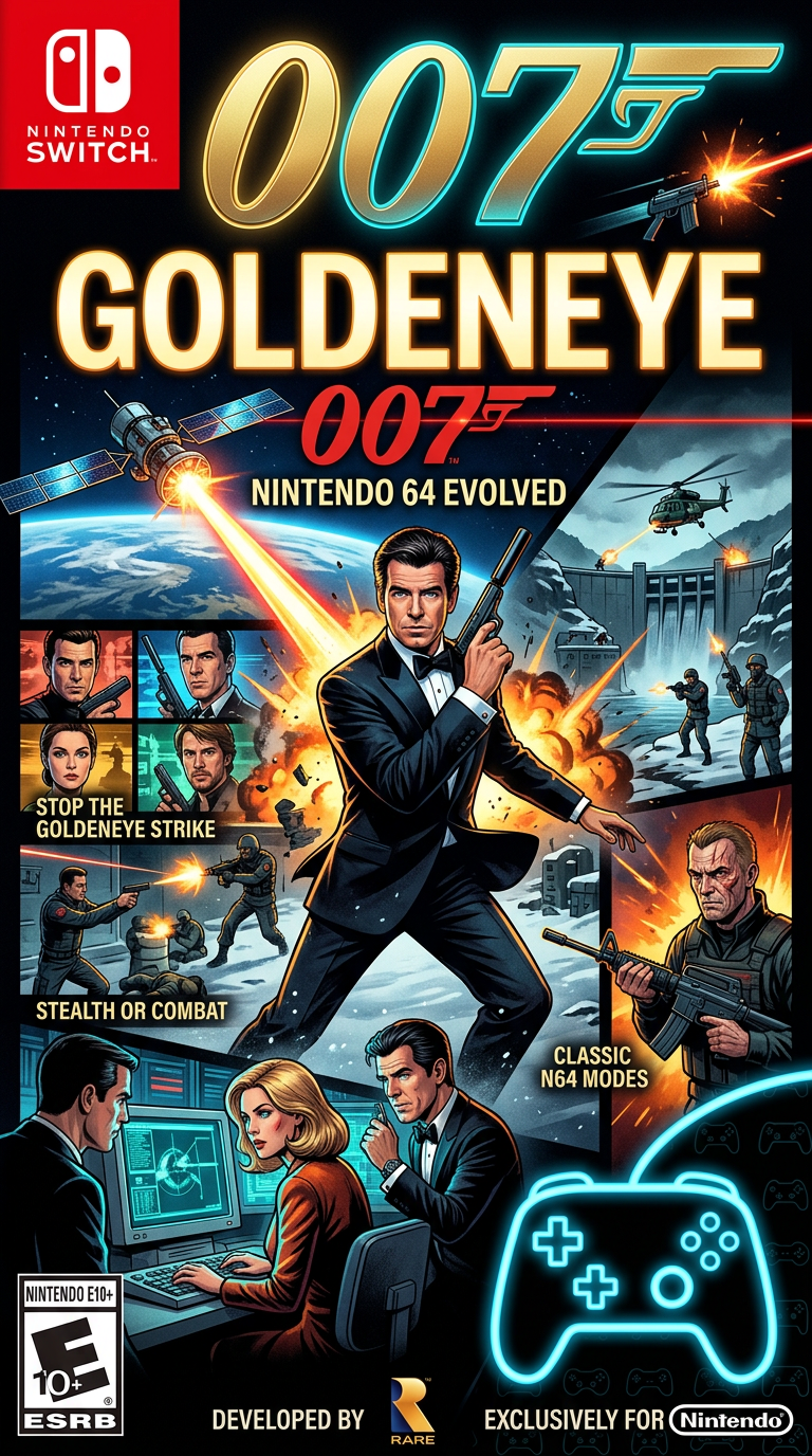 GoldenEye 007 cover art