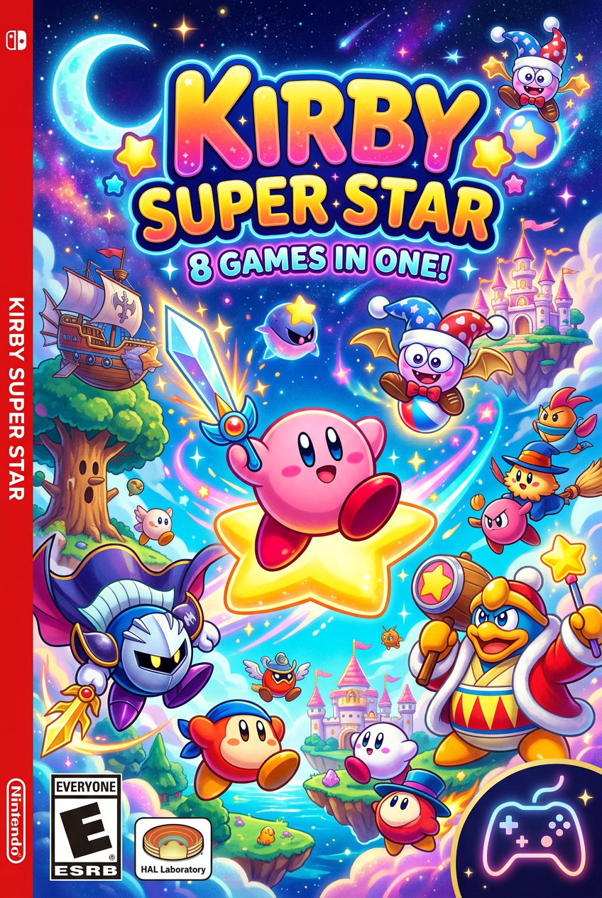 Kirby Super Star cover art