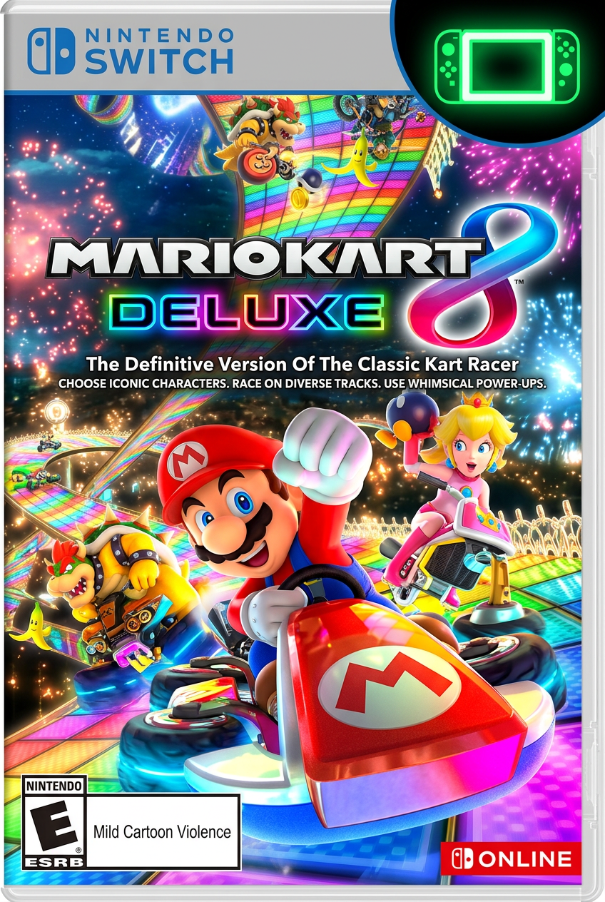 Mario Kart 8 Deluxe cover art