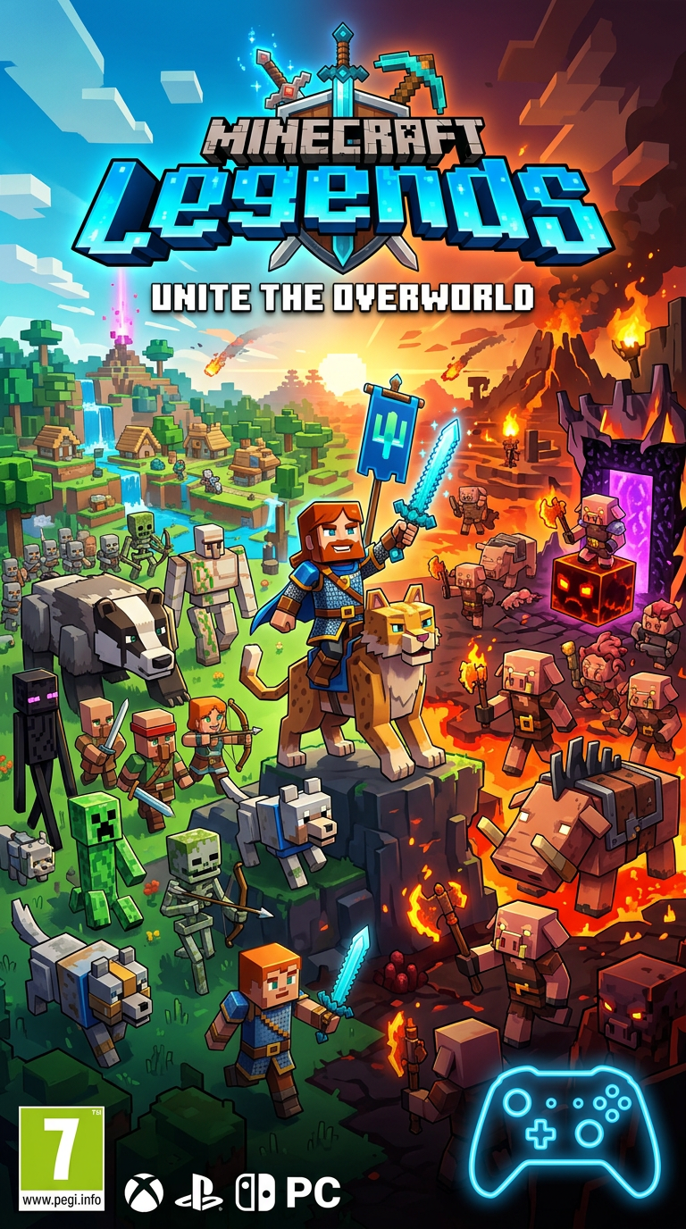 Minecraft Legends cover art