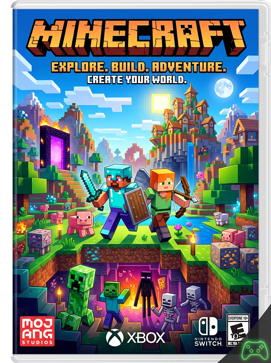 Minecraft cover art