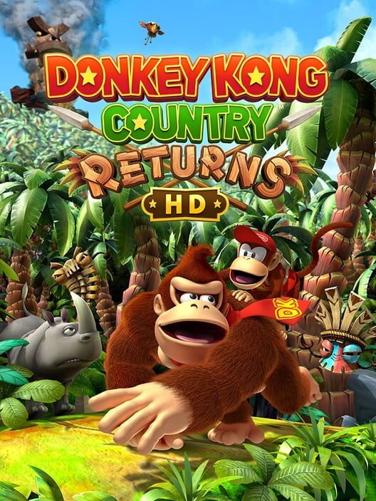 Donkey Kong Country Returns HD cover art
