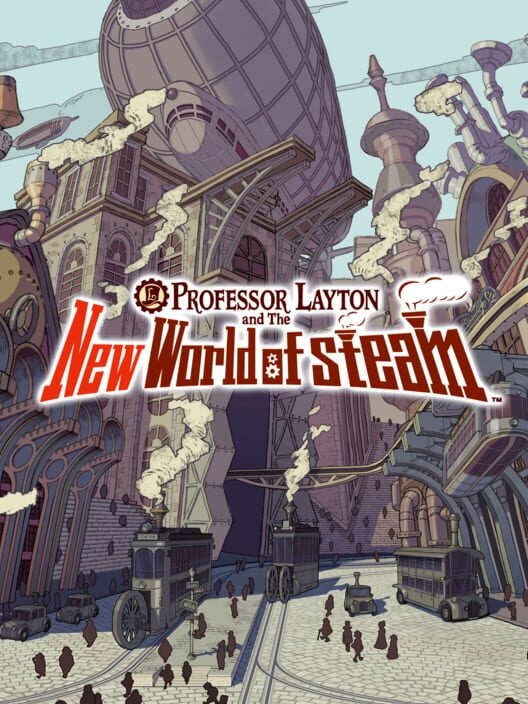 Professor Layton and the New World of Steam cover art