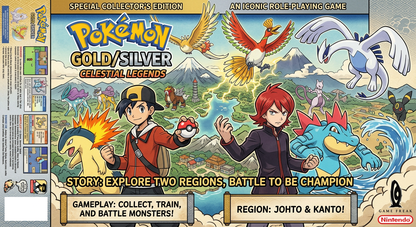 Pokémon Gold/Silver cover art