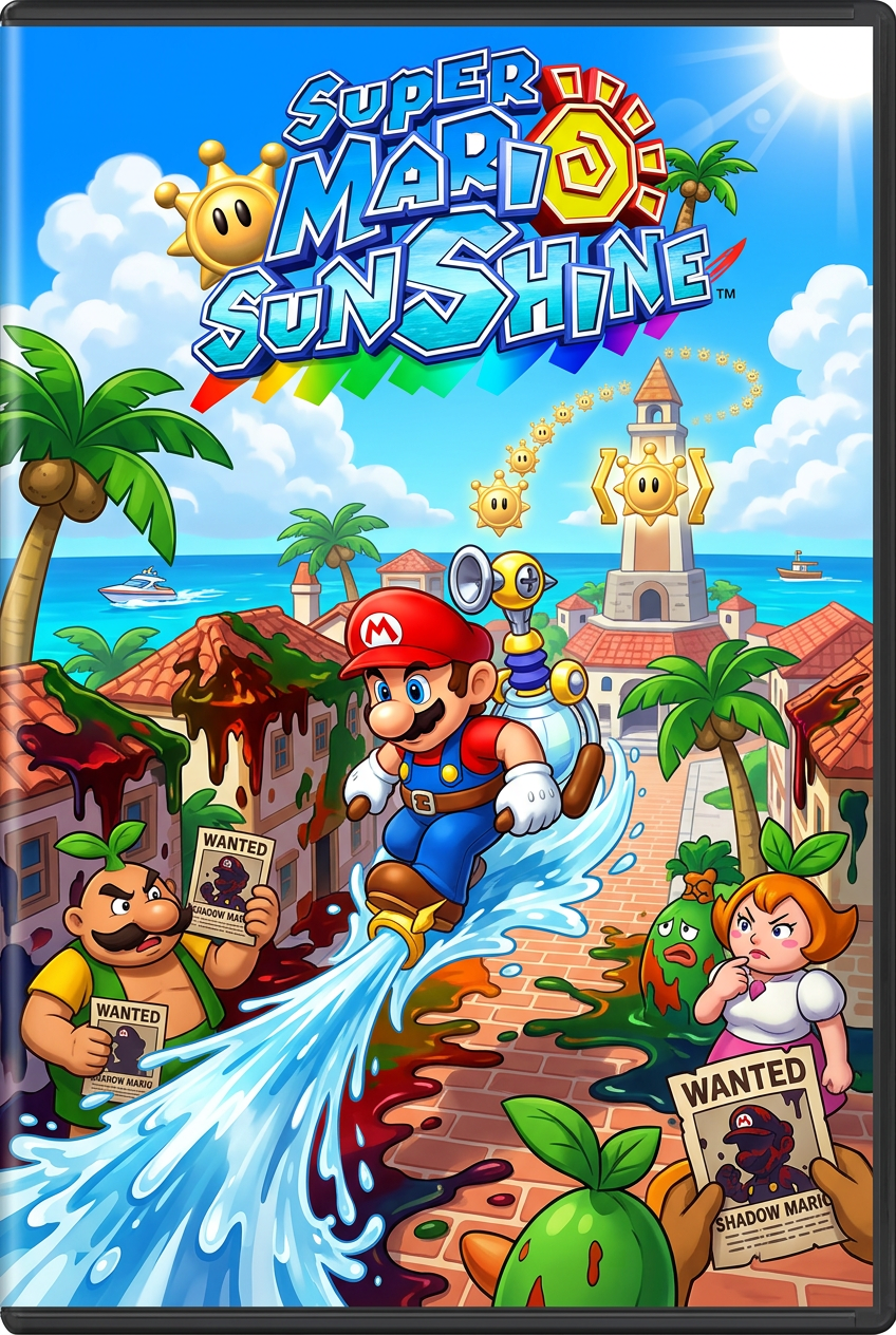 Super Mario Sunshine cover art