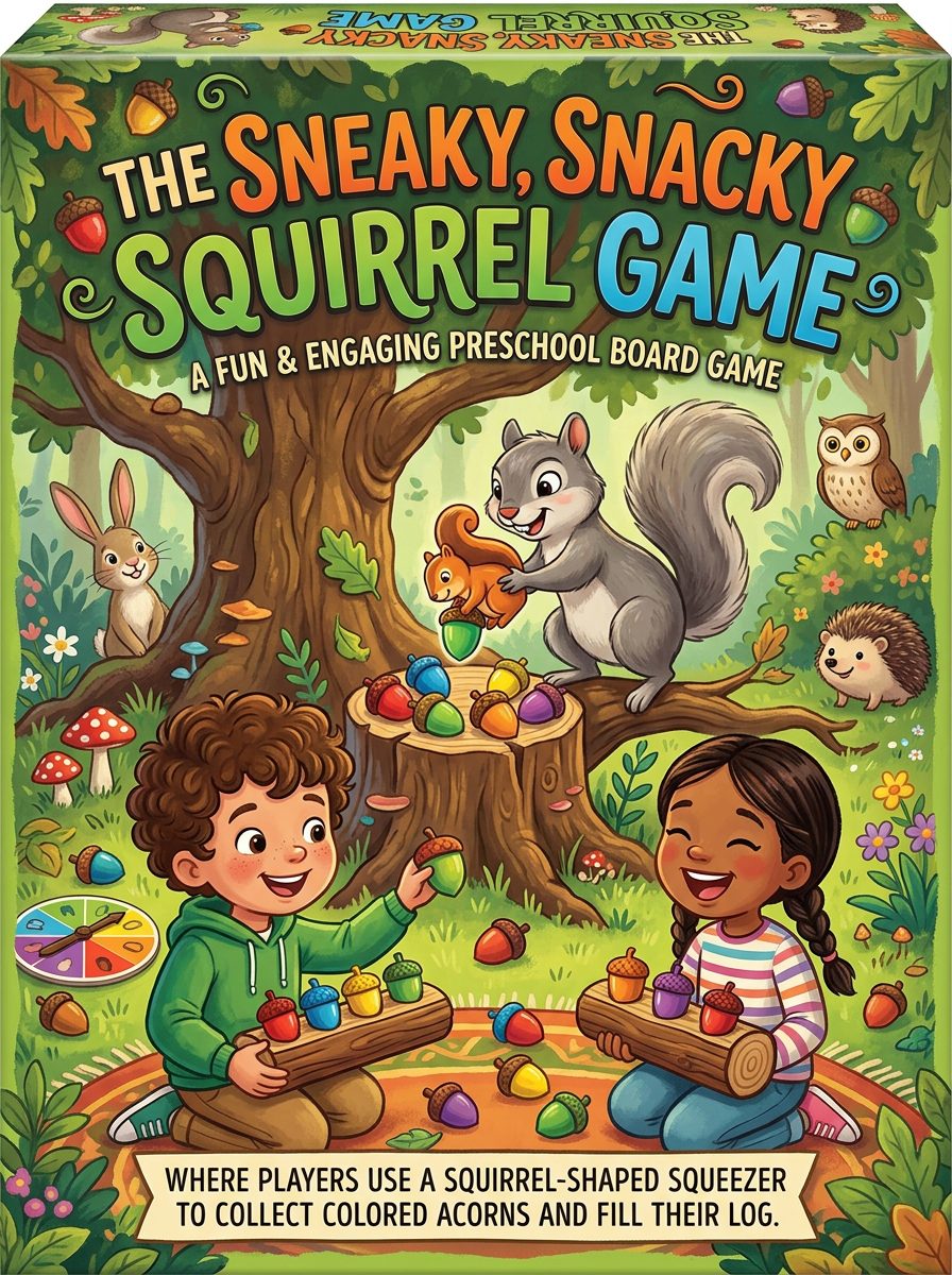 The Sneaky, Snacky Squirrel Game cover art